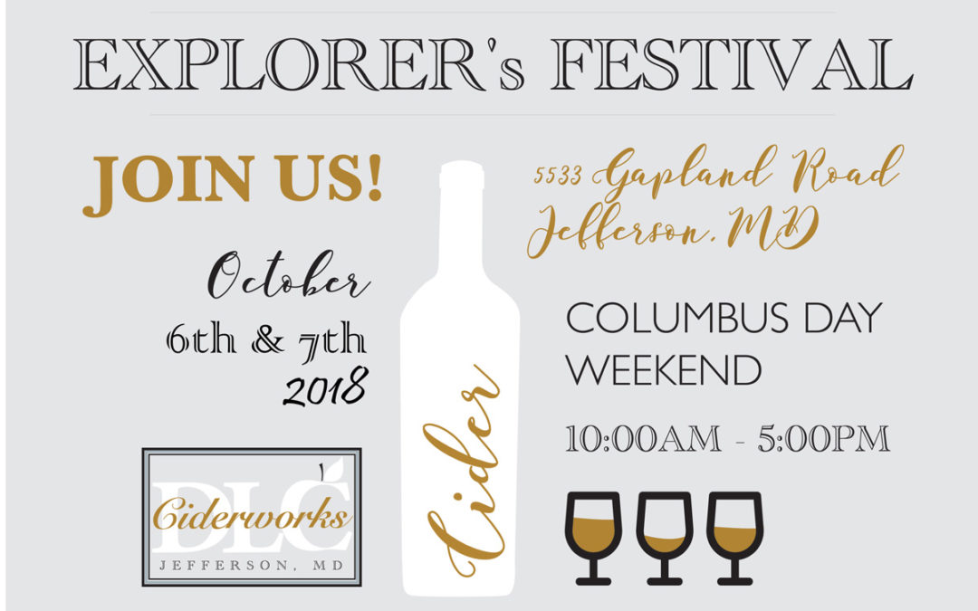The Ultimate Apple Experience:  “Explorer’s Festival” this Columbus Day Weekend!